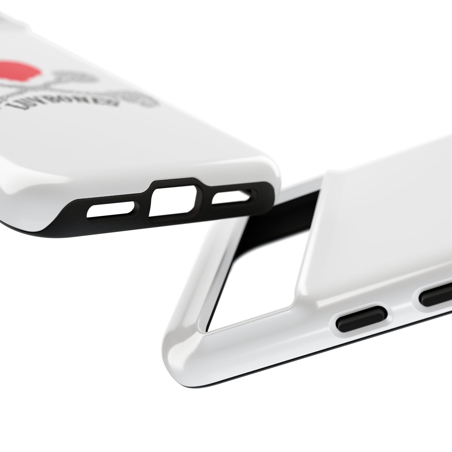 Luvbones - Hearts & Crossbones Phone Case, Tough Cases, Unique Smartphone Accessory, Gift for Him or Her