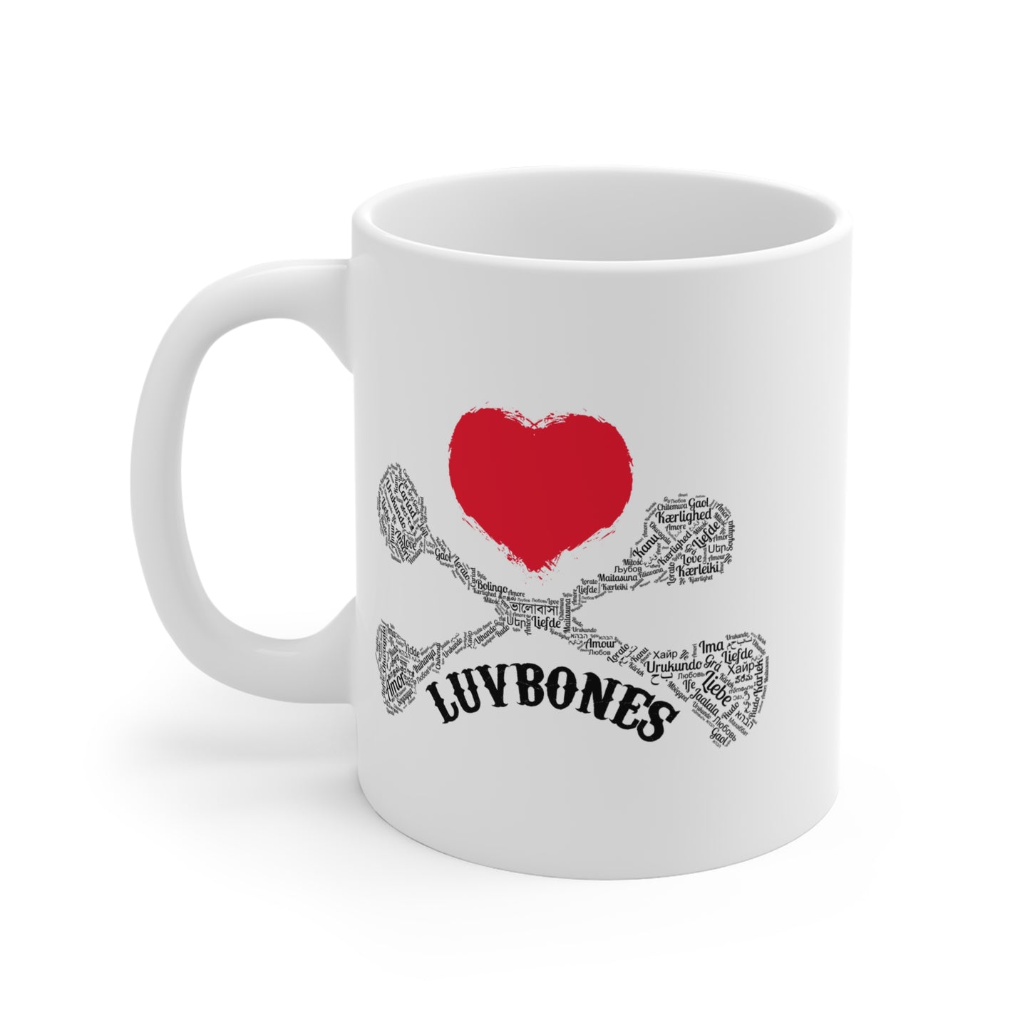 Luvbones - Hearts & Crossbones Mug