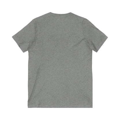 Luvbones - Hearts & Crossbones V-Neck Tee, Unisex Graphic T-Shirt, Cool Casual Wear, Gift for Him/Her