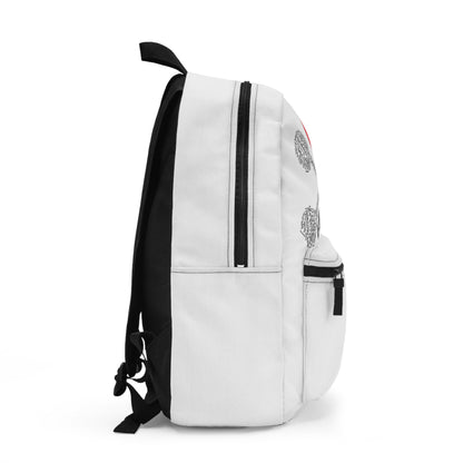 Luvbones - Hearts & Crossbones Backpack | Unique Style, Perfect for Students & Travel, Gift for Skaters, Techies, and Punk Enthusiasts