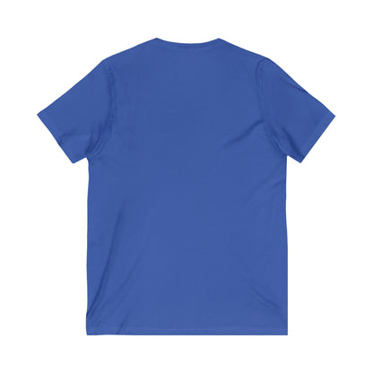 Luvbones - Hearts & Crossbones V-Neck Tee, Unisex Graphic T-Shirt, Cool Casual Wear, Gift for Him/Her