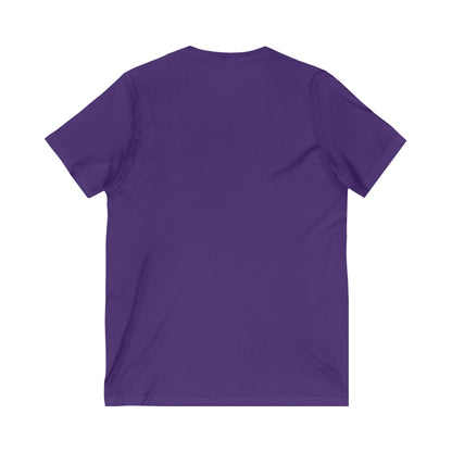 Luvbones - Hearts & Crossbones V-Neck Tee, Unisex Graphic T-Shirt, Cool Casual Wear, Gift for Him/Her