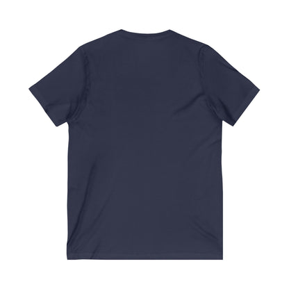 Luvbones - Hearts & Crossbones V-Neck Tee, Unisex Graphic T-Shirt, Cool Casual Wear, Gift for Him/Her