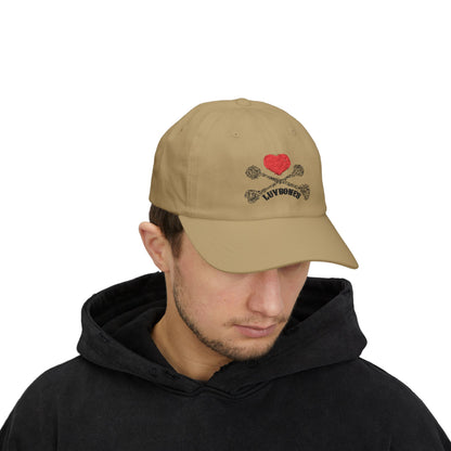 Luvbones - Hearts & Crossbones Dad Cap | Stylish Adjustable Hat, Perfect Gift for Dads, Casual Wear, Summer Outing, Birthday