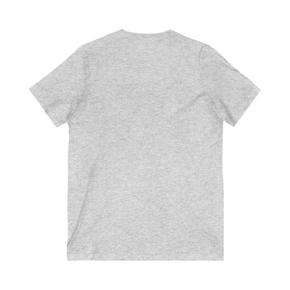 Luvbones - Hearts & Crossbones V-Neck Tee, Unisex Graphic T-Shirt, Cool Casual Wear, Gift for Him/Her