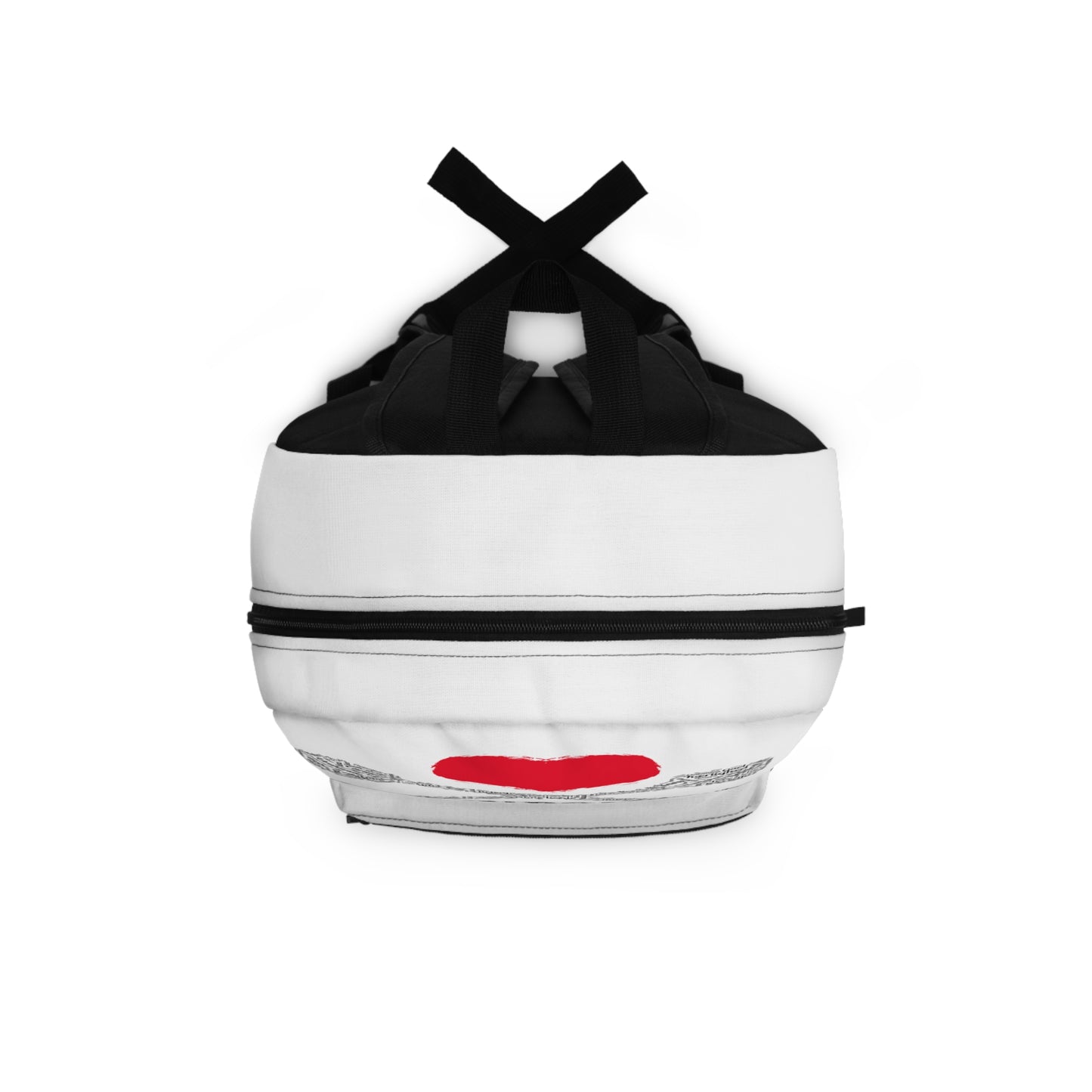 Luvbones - Hearts & Crossbones Backpack | Unique Style, Perfect for Students & Travel, Gift for Skaters, Techies, and Punk Enthusiasts