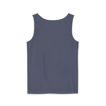 Luvbones - Hearts & Crossbones Unisex Tank Top | Casual Summer Wear, Gifts for Dog Lovers, Festival Fashion, Beach Apparel, Stylish Comfort