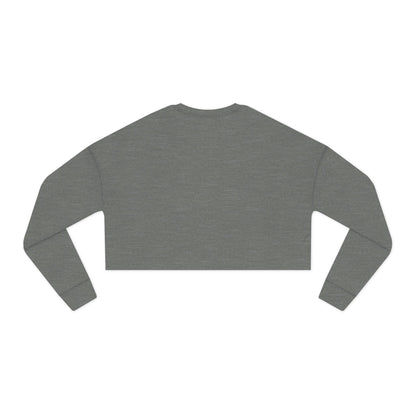 Luvbones - Hearts & Crossbones Cropped Sweatshirt Casual, Streetwear, Gift for Her, Trendy Apparel