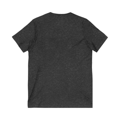 Luvbones - Hearts & Crossbones V-Neck Tee, Unisex Graphic T-Shirt, Cool Casual Wear, Gift for Him/Her