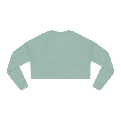 Luvbones - Hearts & Crossbones Cropped Sweatshirt Casual, Streetwear, Gift for Her, Trendy Apparel