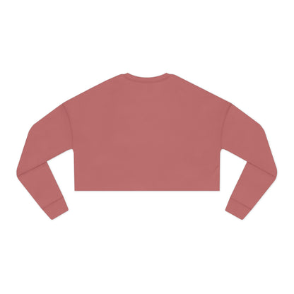 Luvbones - Hearts & Crossbones Cropped Sweatshirt Casual, Streetwear, Gift for Her, Trendy Apparel
