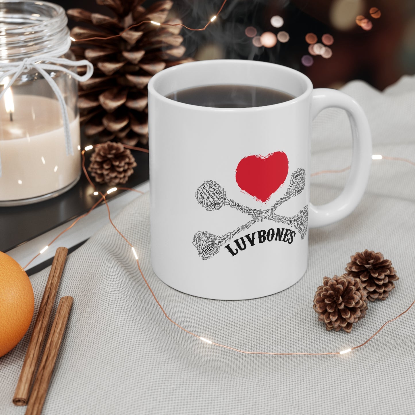 Luvbones - Hearts & Crossbones Mug