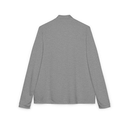 Luvbones - Hearts & Crossbones Quarter-Zip Pullover, Sporty Layering, Fitnesswear, Embroidered Apparel, Activewear Gift